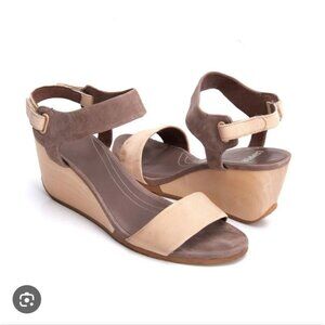 CAMPER | Suede Sandals Beige Wedges Sz 7